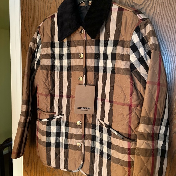 Burberry Jackets & Blazers - Burberry Nova check Quilted Jacket NWT S